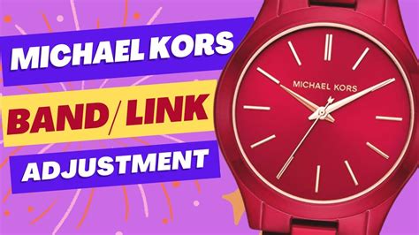 michael kors watch set day of week|Michael Kors Watch date adjustment.